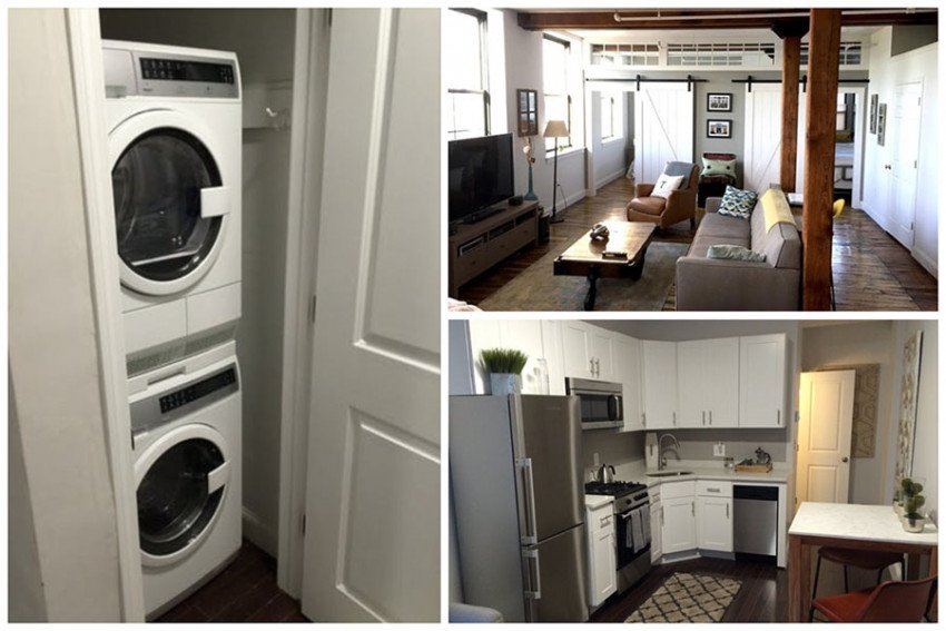 Five Apartments for Rent with InUnit Washers and Dryers