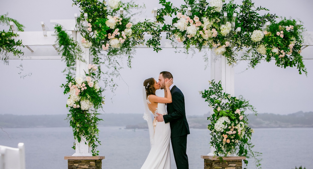 A Modern, Nautical Wedding at the Institute of Contemporary Art in Boston,  Massachusetts