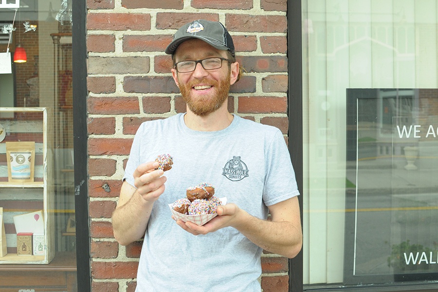 Alex Mansfield of Mass Hole Donuts.