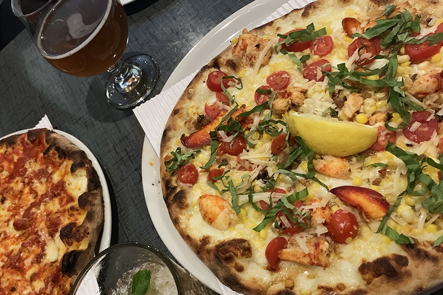 Stoked's lobster-and-corn pizza is a must-eat summertime special