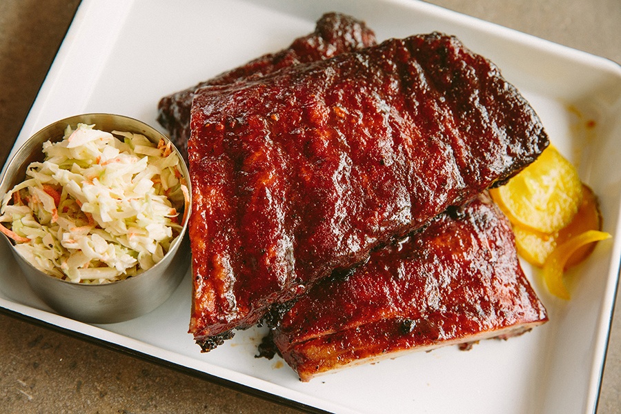 Ribs at the Porch.