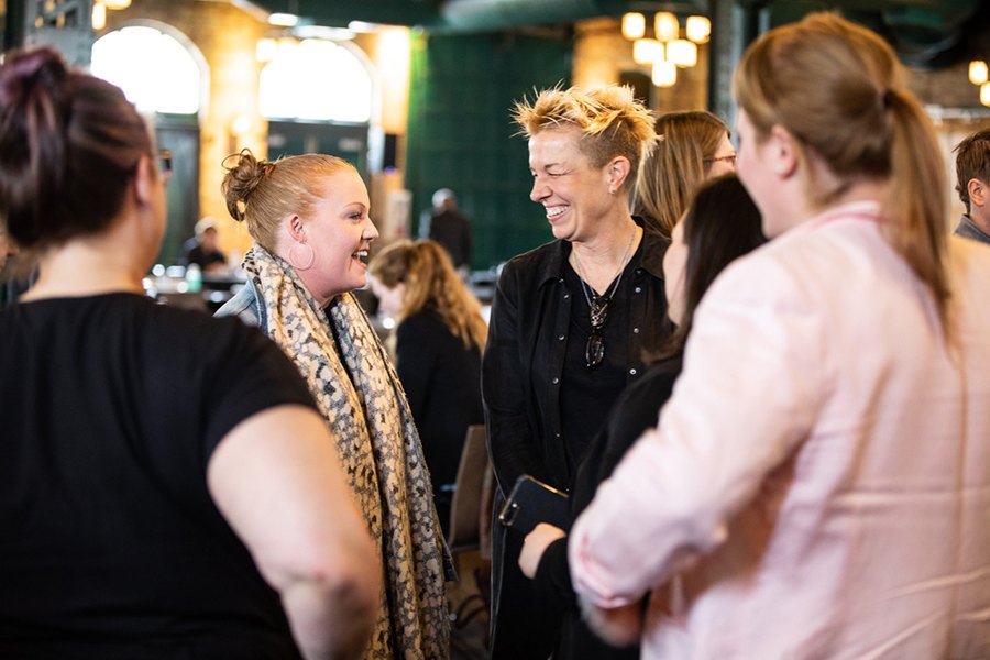 Tiffani Faison and Women Chefs & Restaurateurs president Elizabeth Faulkner