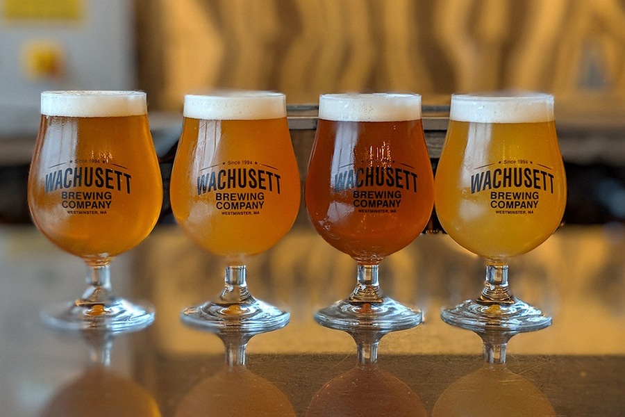 Wachusett Brewing Co pints