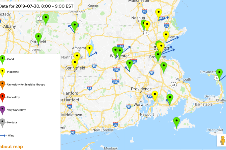air quality map massachusetts