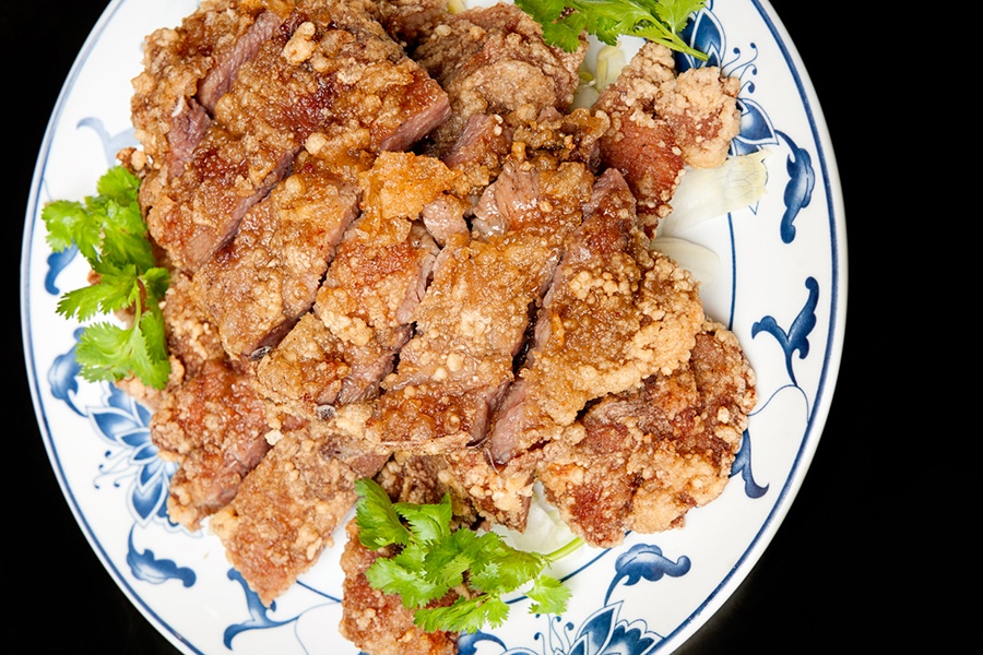 fried Taiwanese-style pork chop at Taiwan Cafe