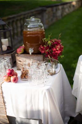 A Local Couple Planned a Romantic Fall Wedding at Turner Hill Estate