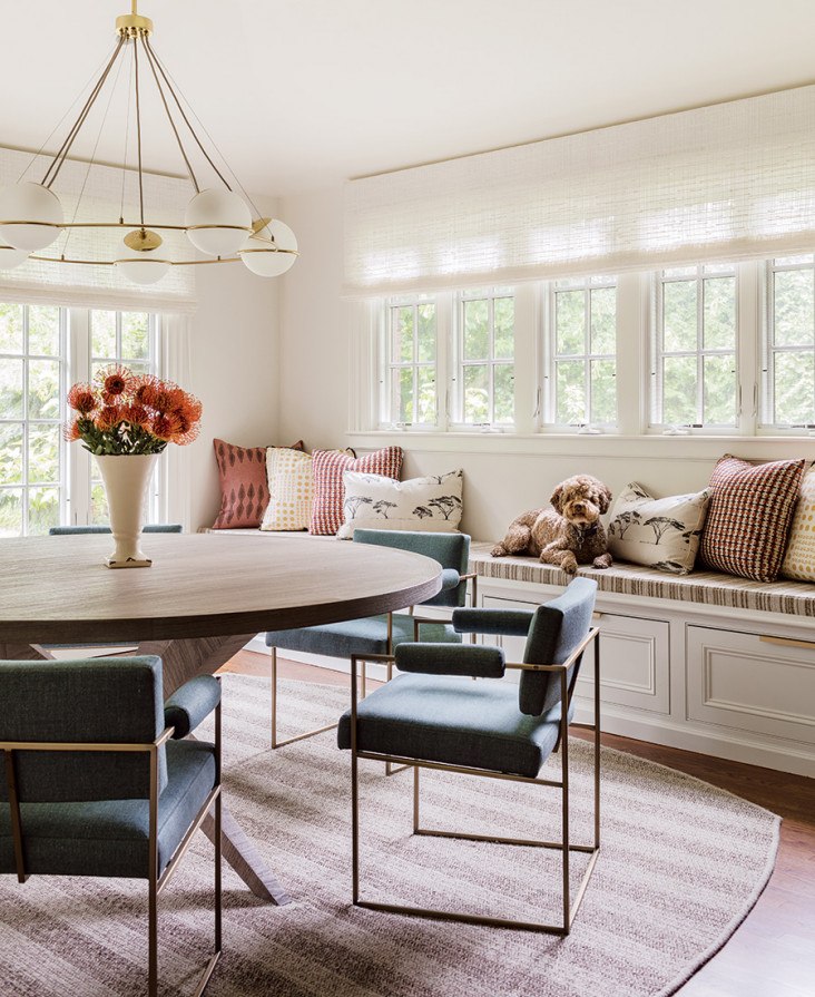 This Tudor Home in Newton Gets a Vibrant, Feminine Redesign