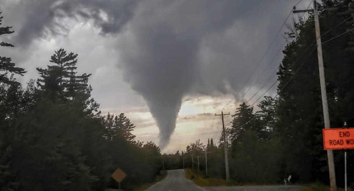 Look at This Confirmed Tornado Seen Spinning in Maine
