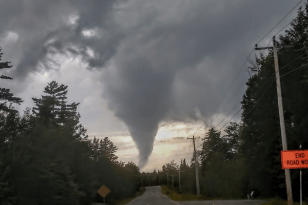 Look at This Confirmed Tornado Seen Spinning in Maine