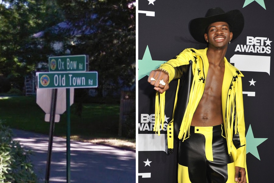old town road sign