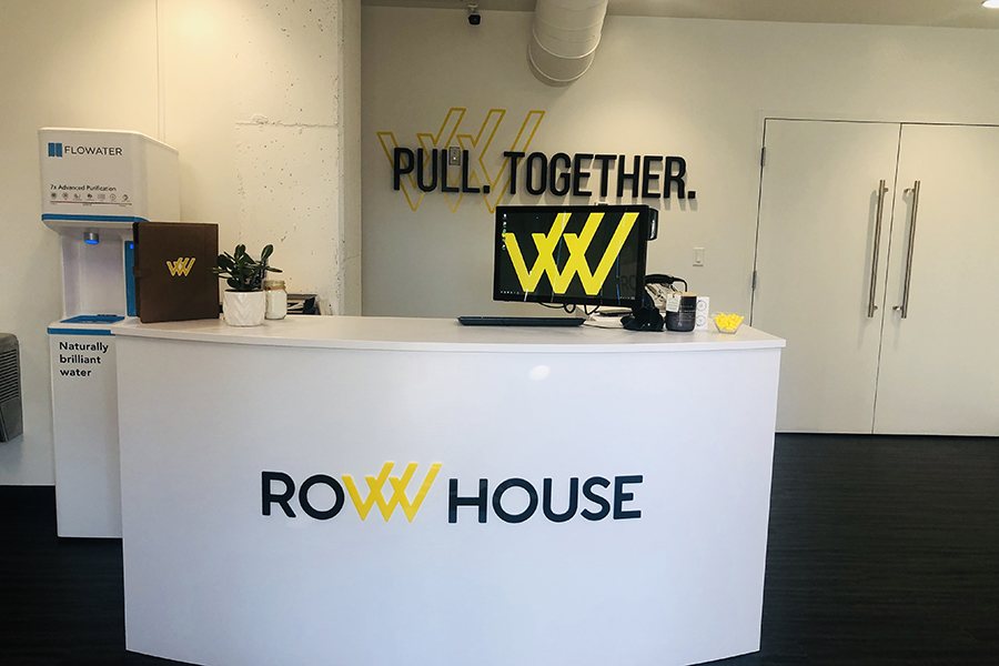 First Look Row House Indoor Rowing Studio at Lovejoy Wharf