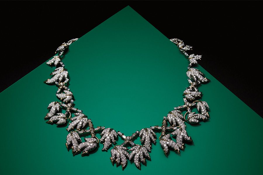 Object Of Desire A Leafy Tiffany And Co Diamond Necklace