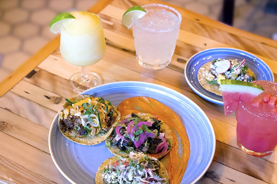 Cosmica tacos and drinks
