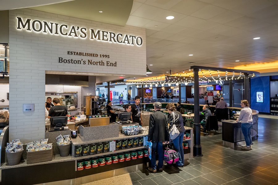 MarketPlace Logan -Monica's Mercato at Logan Airport