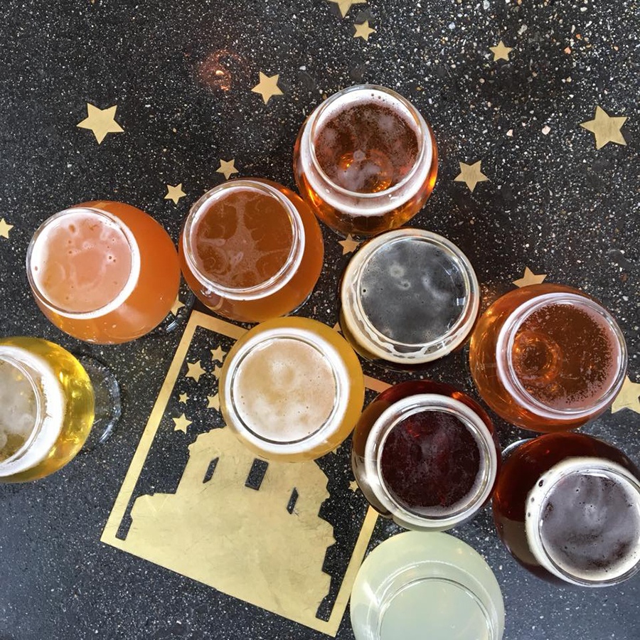 Slumbrew Somerville Brewing beers bar
