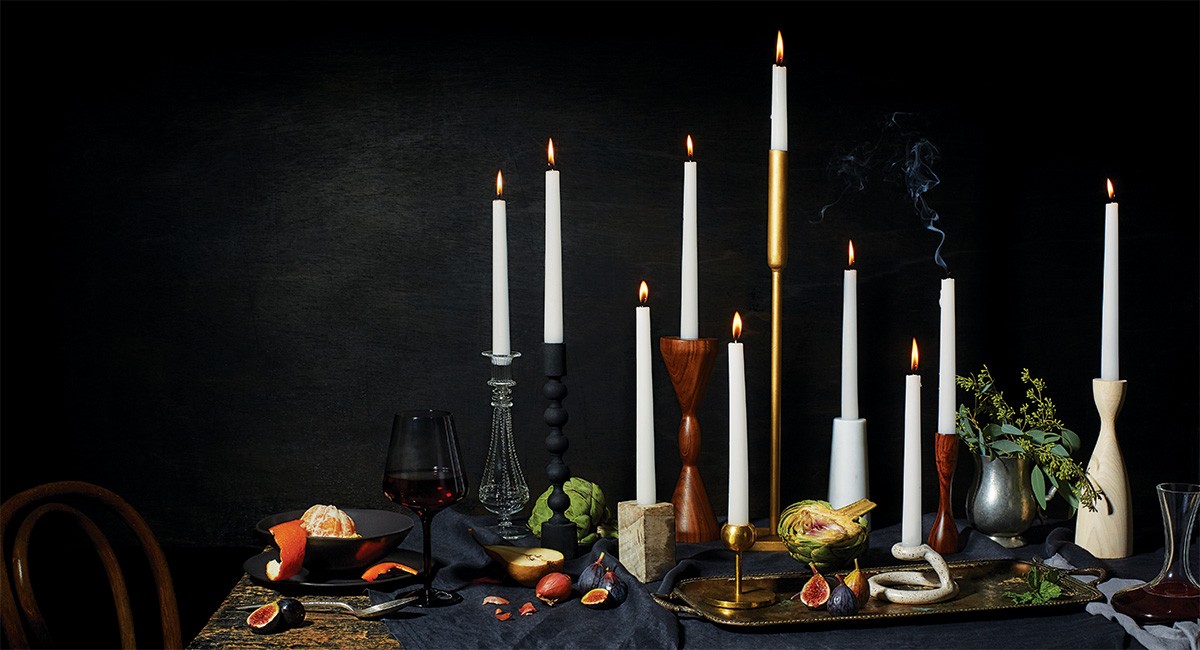 10 Candleholders to Set the Mood for Your Next Dinner Party