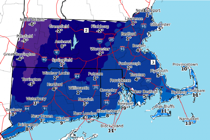 Wednesday Could Be the Coldest November 13 We've Ever Seen