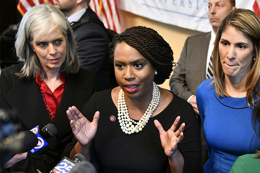 ayanna pressley, katherine clark, lori trahan