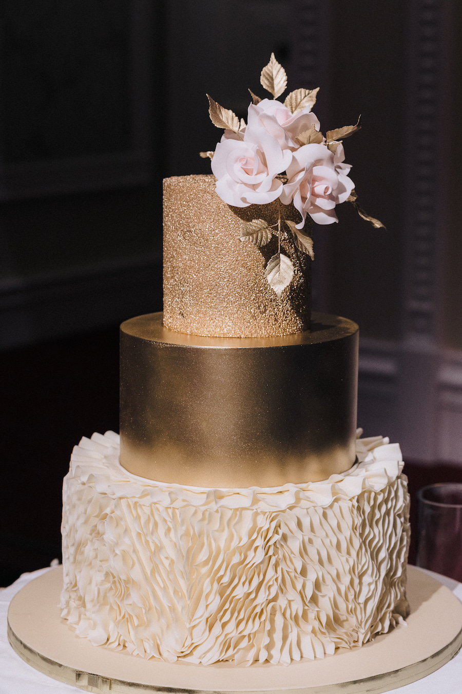 gold cake