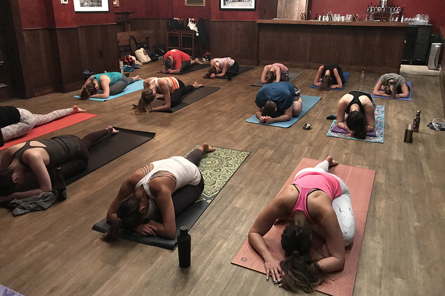 Holiday Yoga at Democracy Brewing