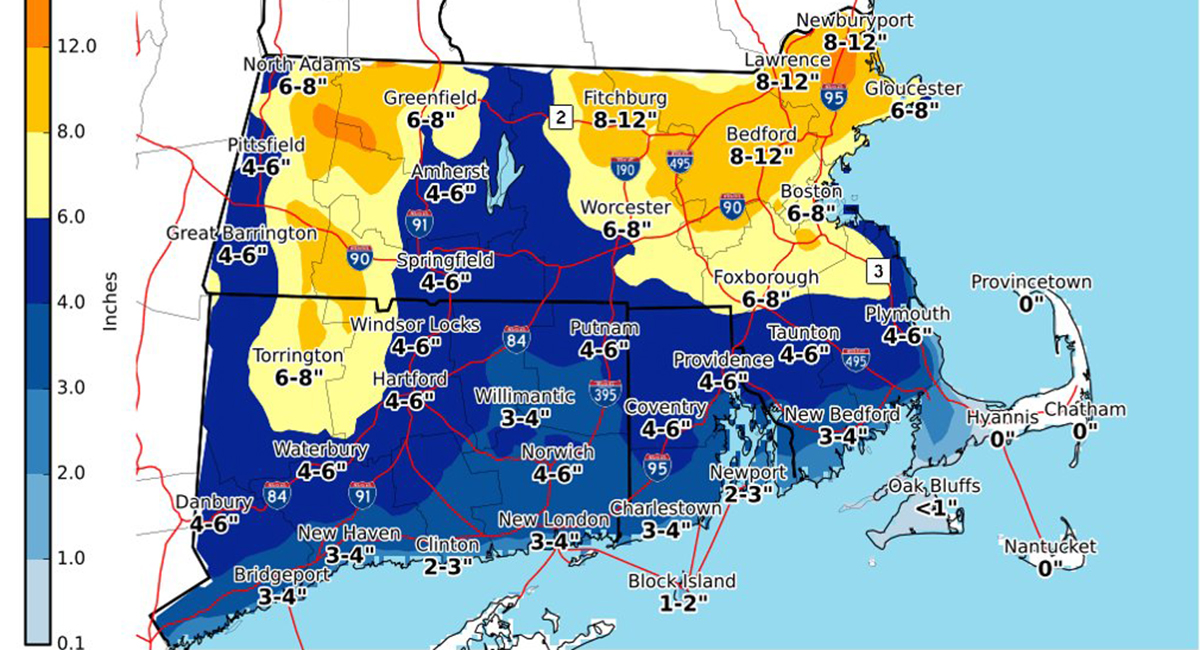 Meteorologists Say a Lot More Snow Is on the Way for Boston Tonight