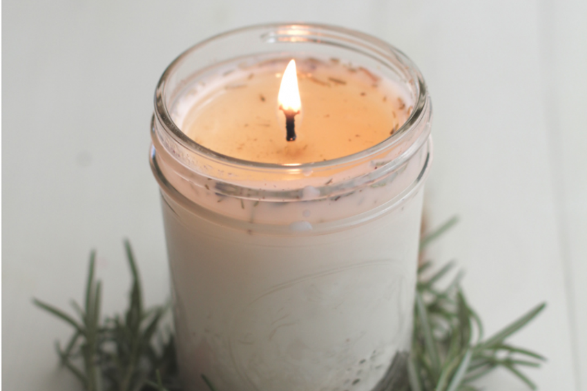 Soy Beeswax Jar Candles - Garden Therapy