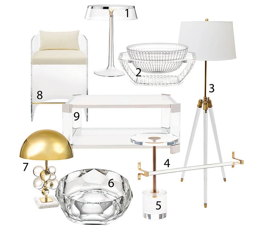 Nine Acrylic Home Accessories For A Sophisticated Touch - Acrylic Home Decor