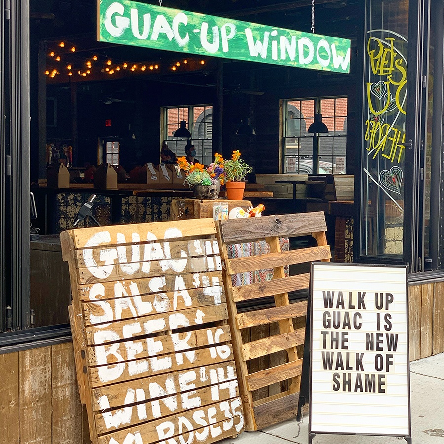 Loco Taqueria guac up window takeout