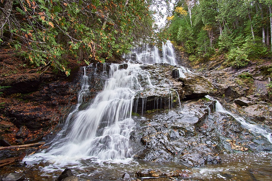 Beaver Brook Falls in New Hampshire