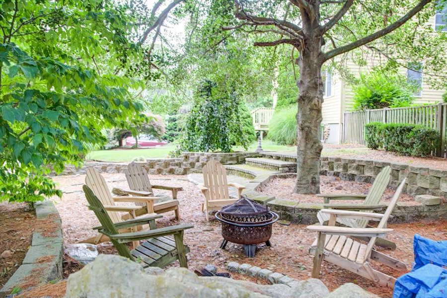 Fire Pits To Around Massachusetts, Fire Pit Under Tree