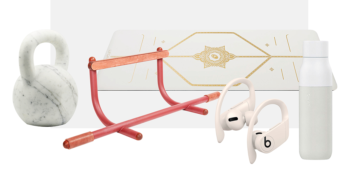 Work out in style with these Louis Vuitton dumbbells and jump rope