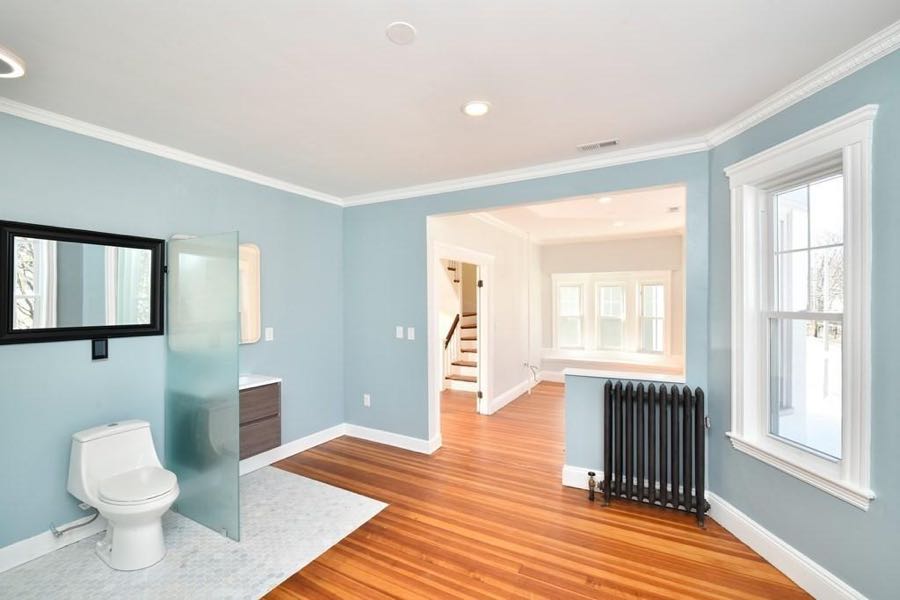 open concept bathroom