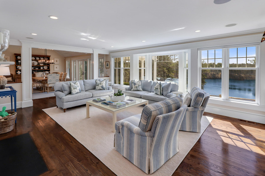 Osterville Cape living room