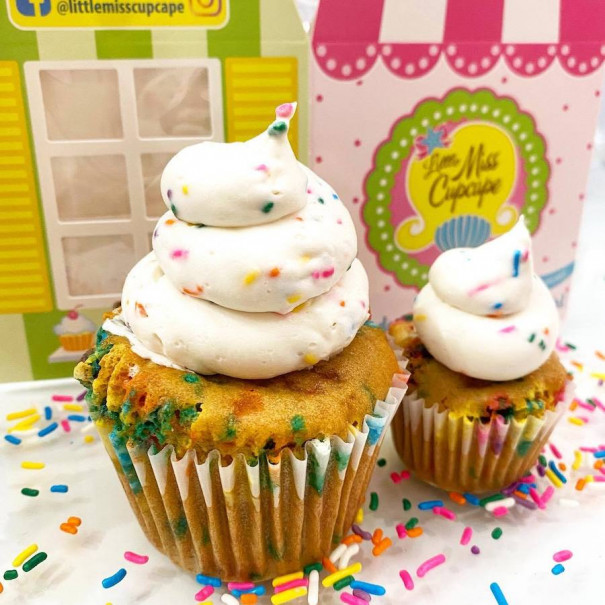 Where To Find The Best Cupcakes In Boston Right Now   Little Miss Cupcape Birthday Cake Flavor 605x605 