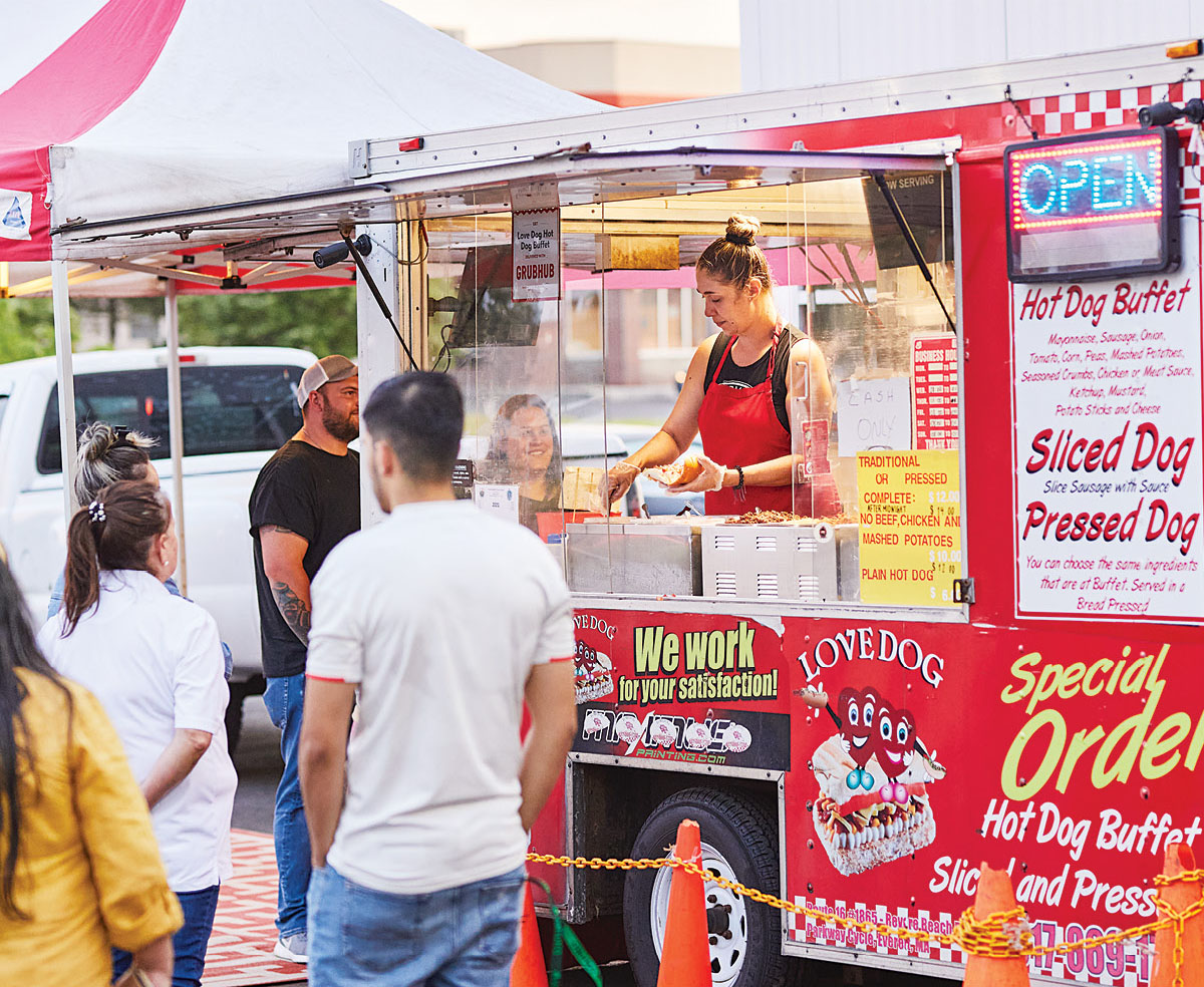 Love Dog Hot Dog Buffet, Best Food Truck, in Boston