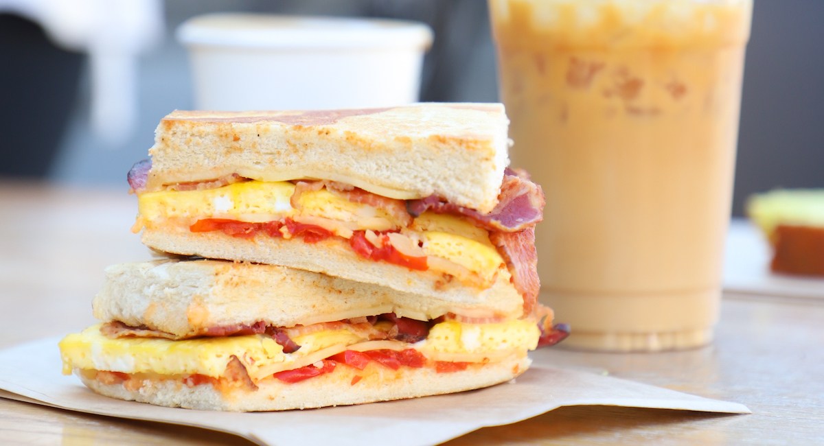 Sausage Breakfast Sandwich with Egg and Cheese - Wooed By The Food