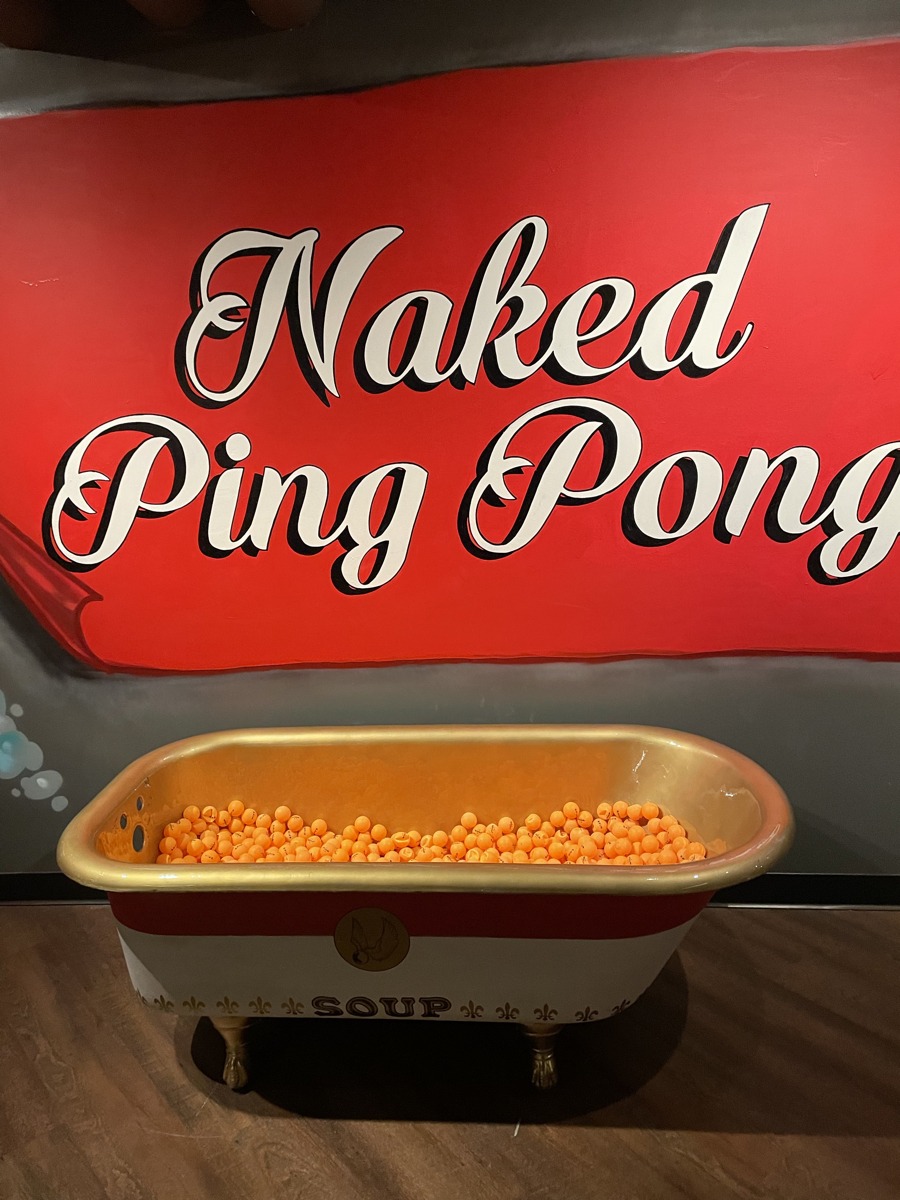 spin ping pong tub