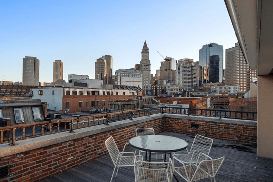 north end penthouse terrace