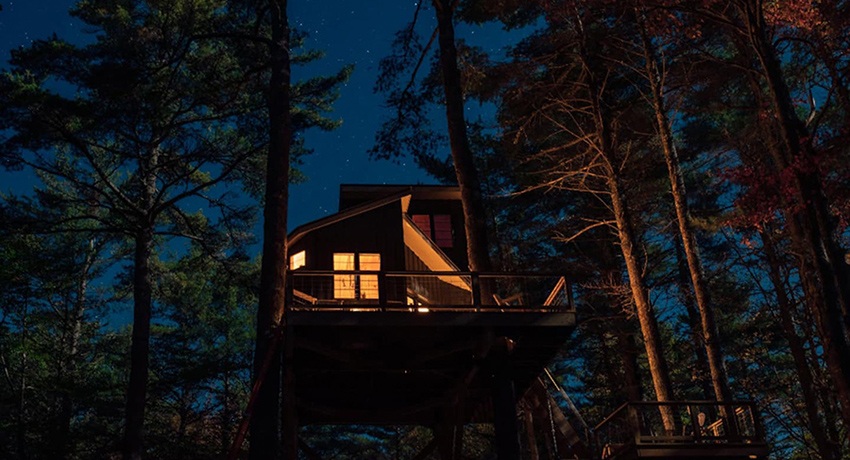 Cool Tree Houses You Can Vacation In throughout New England