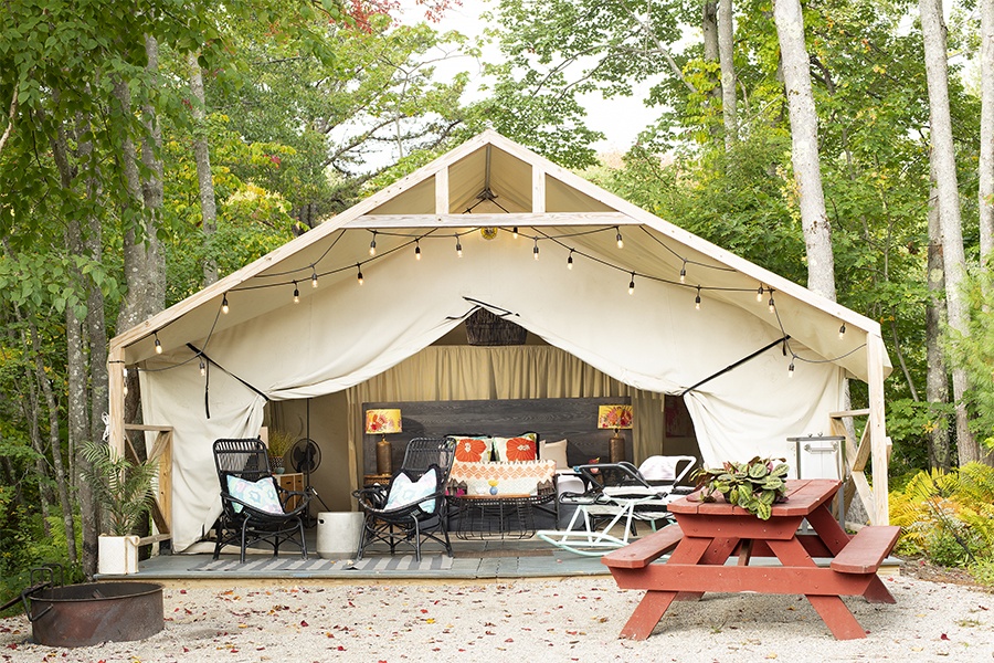 glamping hiking trips