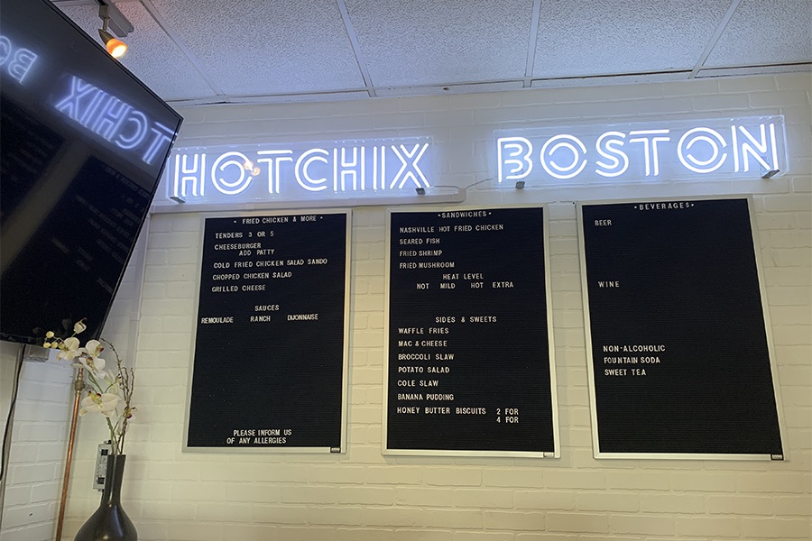 hot chix menu