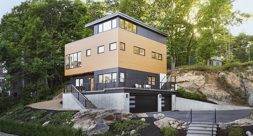 A Modern Smart Home in Beverly with a Roof Deck