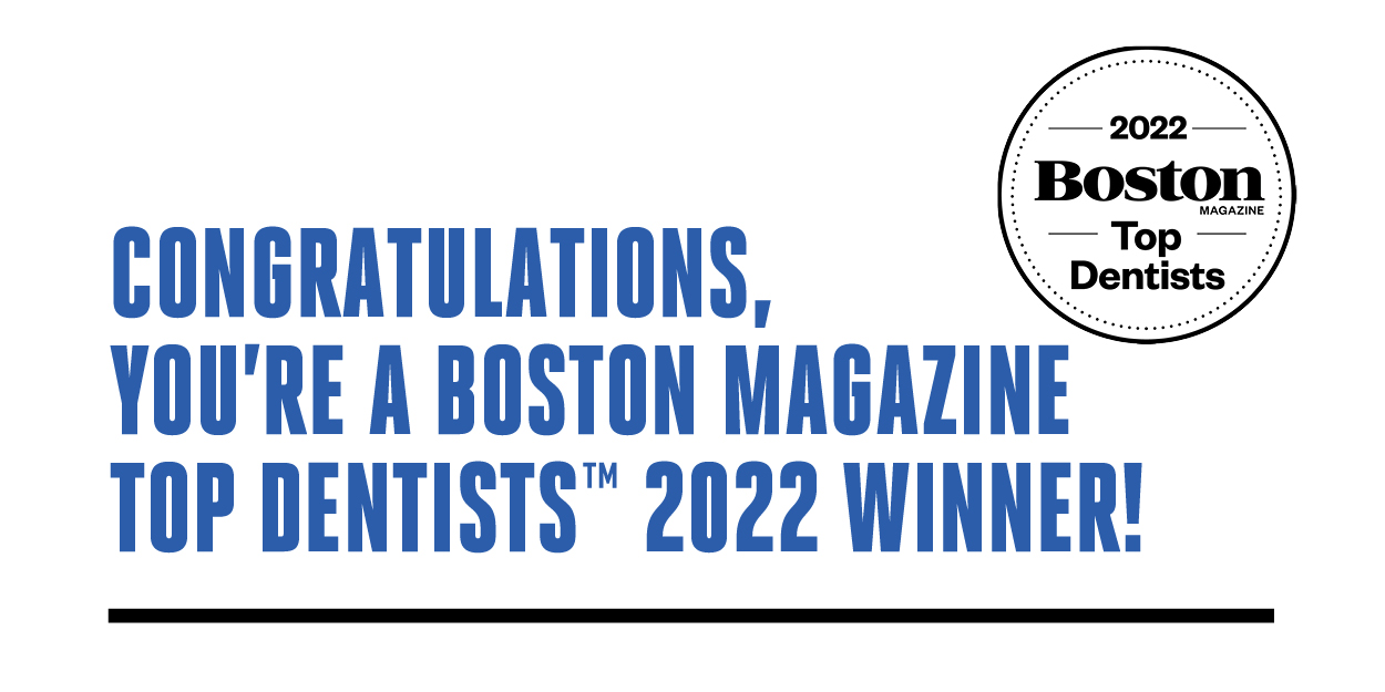 2022 Top Dentists Winner Boston Magazine
