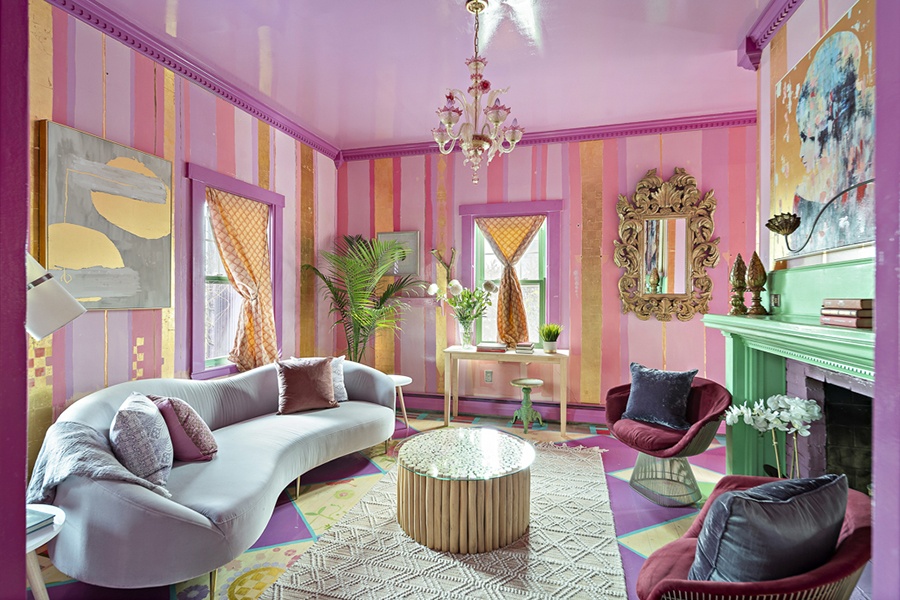 barbie house living room