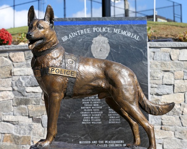 Kitt the K9 Police Dog Legend Is Now a Public Statue in Braintree