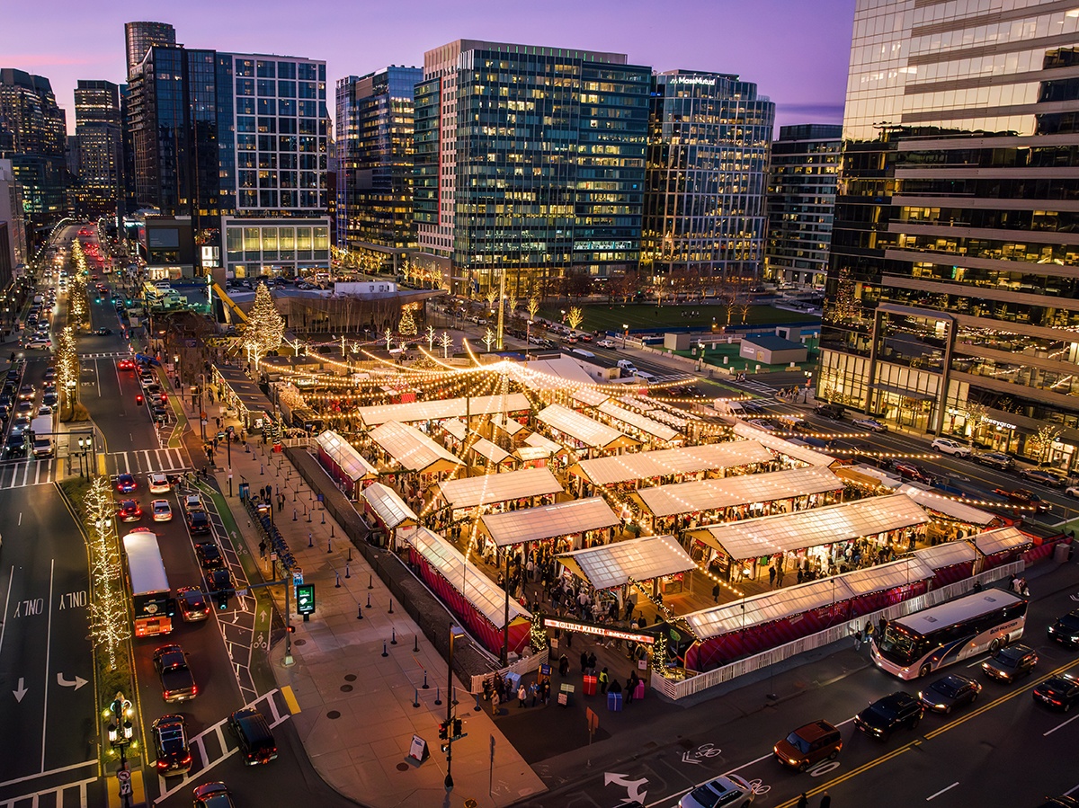 Snowport, a Winter Holiday Market, Returns to Boston’s Seaport