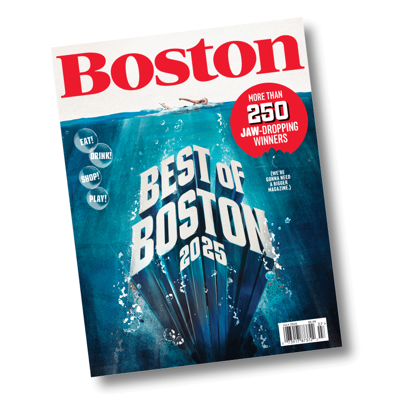 Boston Magazine July 2025 issue cover